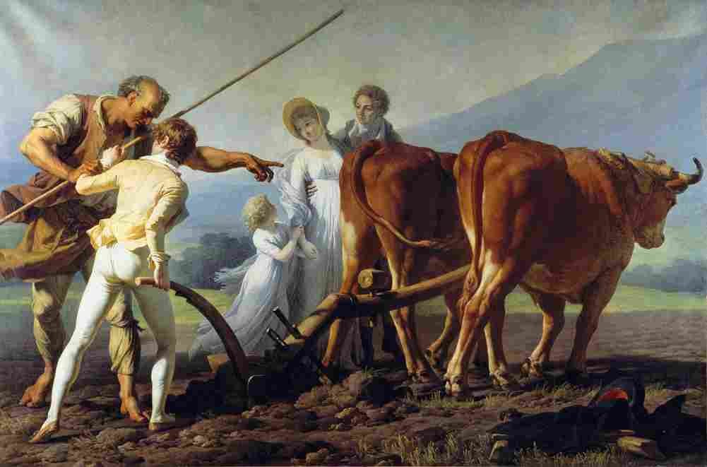 vincent the ploughing lesson Art A4 Photo Print