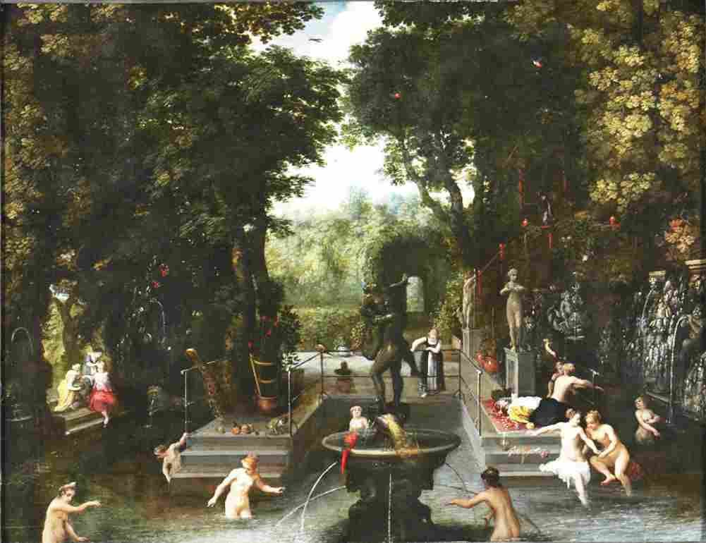 vinckboons bathers Art A4 Photo Print