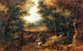 vinckboons forest scene with robbery Art A4 Photo Print
