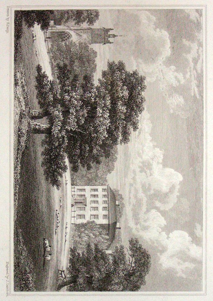 vintage Brampton Hall A4 Photo Print