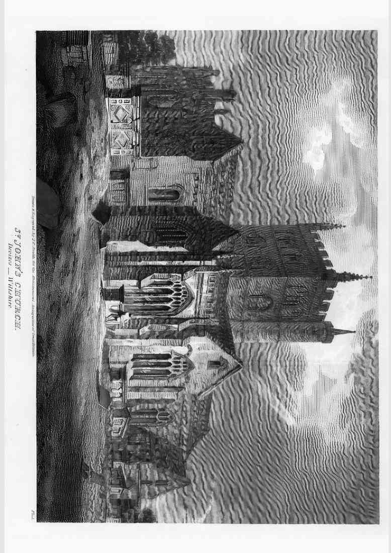 vintage DevizesStJohnsChurch AAGB A4 Photo Print