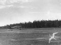 vintage aircraft takeoff Vintage world war A4 Photo Print