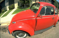 vintage beetle driveway Vintage A4 Photo Print