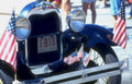 vintage blue auto Vintage A4 Photo Print