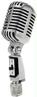 vintage broadcast microphone 21980s 1990s A4 Photo Print