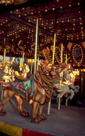 vintage carousel lights 1980s 1990s A4 Photo Print