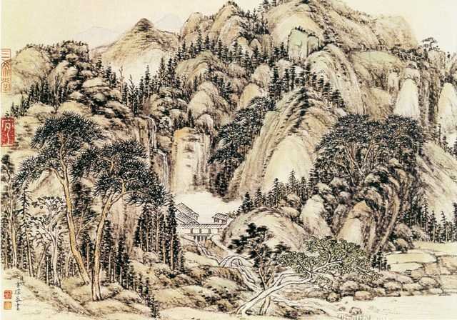 vintage chinese art 039 1a0645b A4 Photo Print