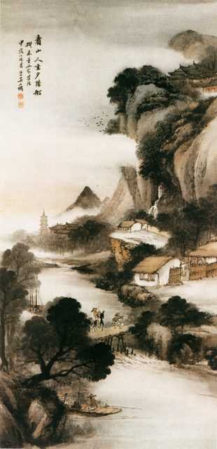 vintage chinese art 041 1a0678 A4 Photo Print