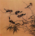 vintage chinese art 045 1b0070 A4 Photo Print