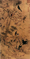 vintage chinese art 049 1b0124 A4 Photo Print