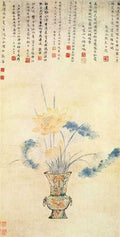 vintage chinese art 053 1b0199 A4 Photo Print