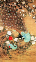 vintage chinese art 059 1b0302 A4 Photo Print