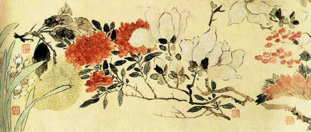 vintage chinese art 066 1b0425f A4 Photo Print