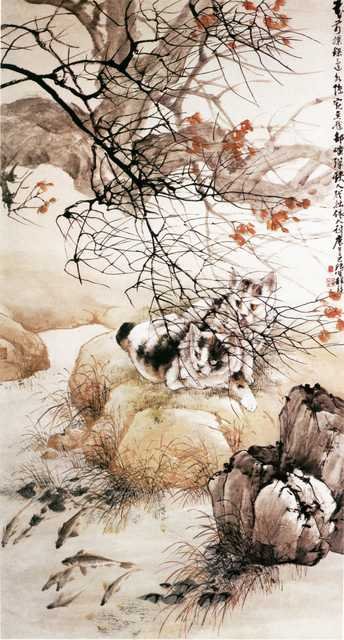 vintage chinese art 069 1b0498 A4 Photo Print