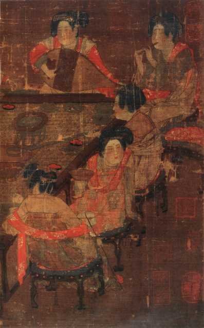 vintage chinese art 074 1c0054b A4 Photo Print
