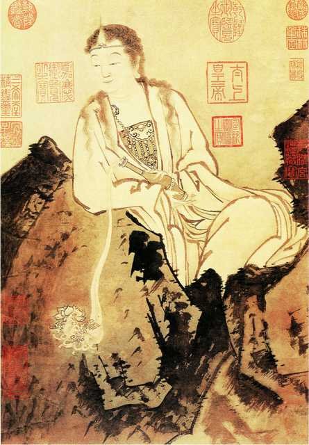 vintage chinese art 079 1c0116 A4 Photo Print