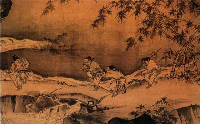 vintage chinese art 080 1c0130 A4 Photo Print