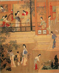 vintage chinese art 090 1c0260 A4 Photo Print