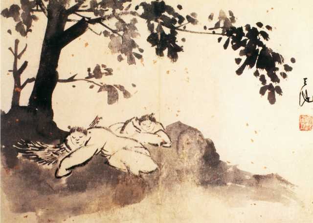 vintage chinese art 090 1c0266a A4 Photo Print