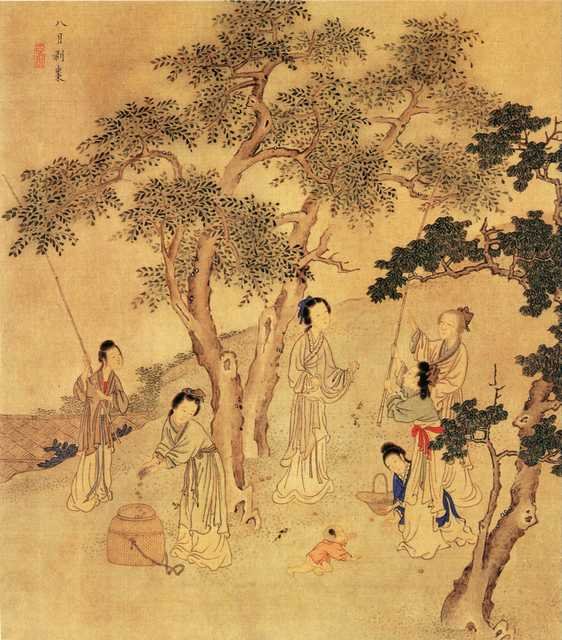 vintage chinese art 094 1c0317 A4 Photo Print