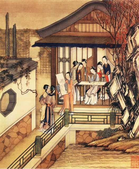 vintage chinese art 094 1c0318b A4 Photo Print