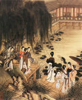 vintage chinese art 094 1c0318d A4 Photo Print