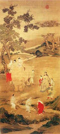 vintage chinese art 094 1c0319 A4 Photo Print