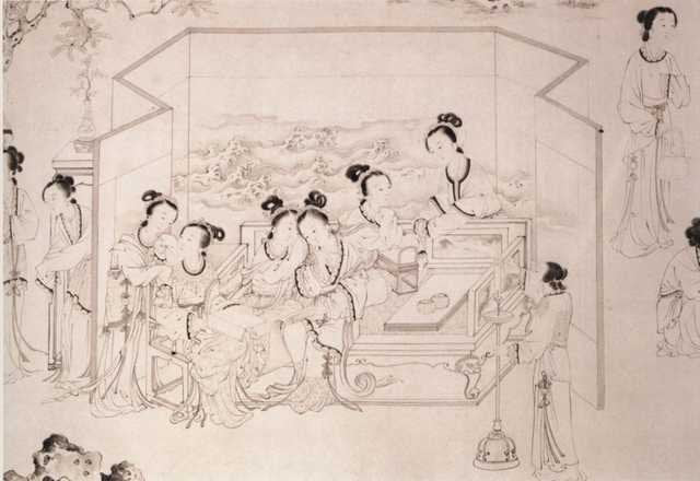 vintage chinese art 094 1c0321b A4 Photo Print