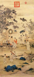 vintage chinese art 095 1c0337 A4 Photo Print