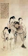 vintage chinese art 097 1c0376 A4 Photo Print
