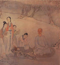 vintage chinese art 098 1c0386b A4 Photo Print