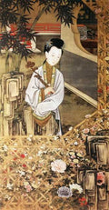 vintage chinese art 099 1c0394b A4 Photo Print