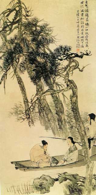 vintage chinese art 100 1c0411 A4 Photo Print