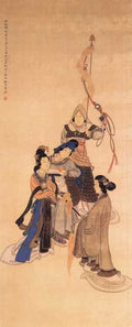 vintage chinese art 100 1c0418 A4 Photo Print