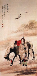 vintage chinese art 100 1c0420 A4 Photo Print