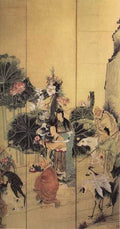 vintage chinese art 100 1c0425b A4 Photo Print