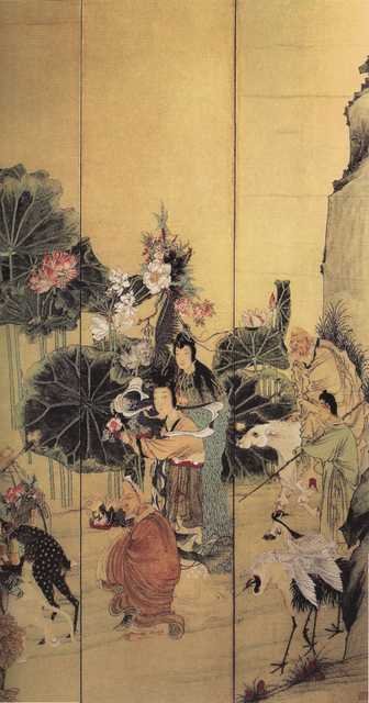 vintage chinese art 100 1c0425b A4 Photo Print