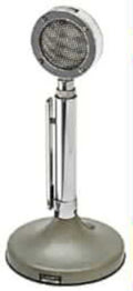 vintage chrome microphone 21980s 1990s A4 Photo Print