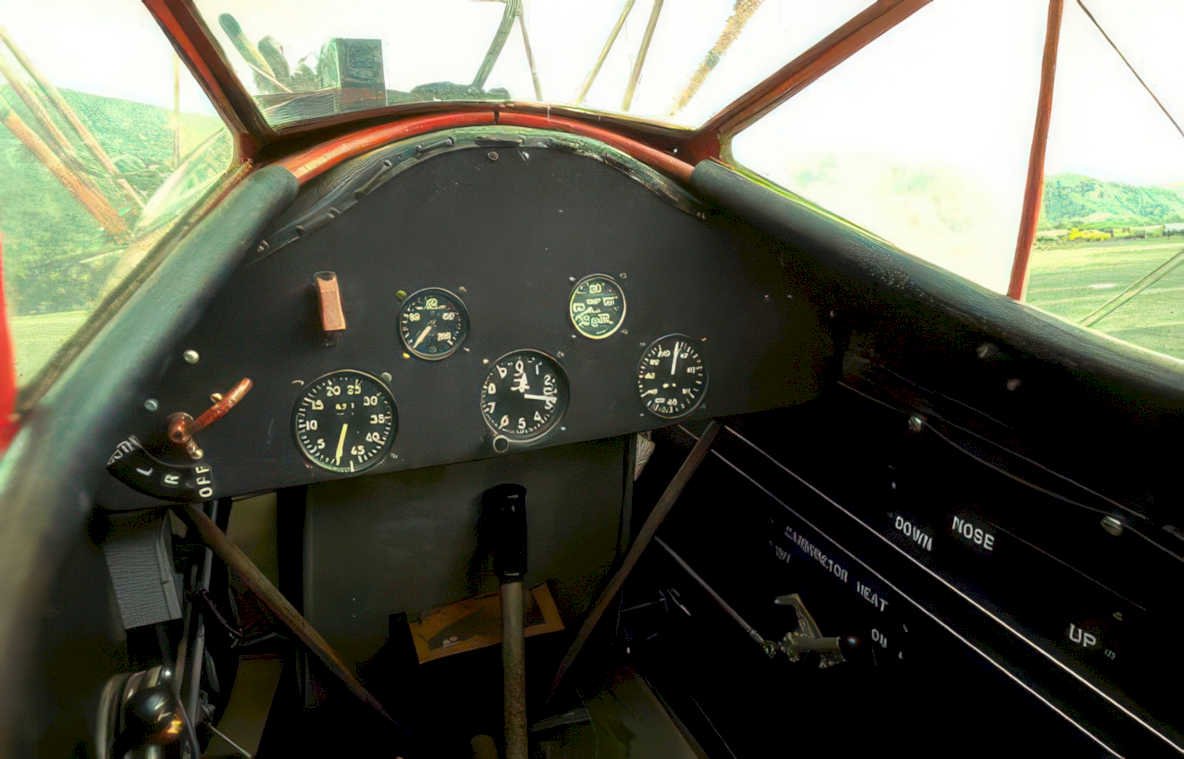 vintage cockpit plane Vintage A4 Photo Print