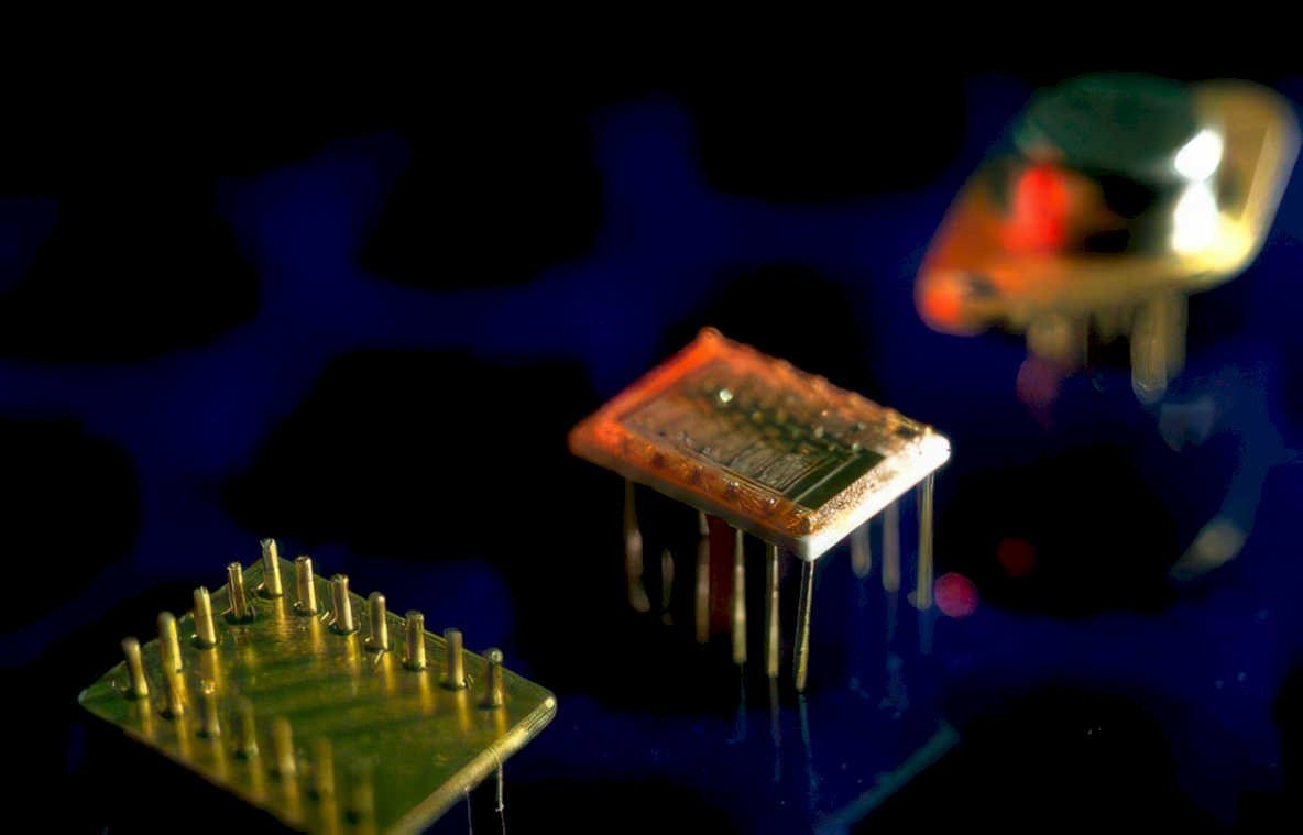 vintage computer components Vintage A4 Photo Print