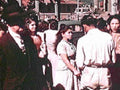 vintage crowd scene1980s 1990s A4 Photo Print
