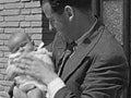 vintage father baby1980s 1990s A4 Photo Print