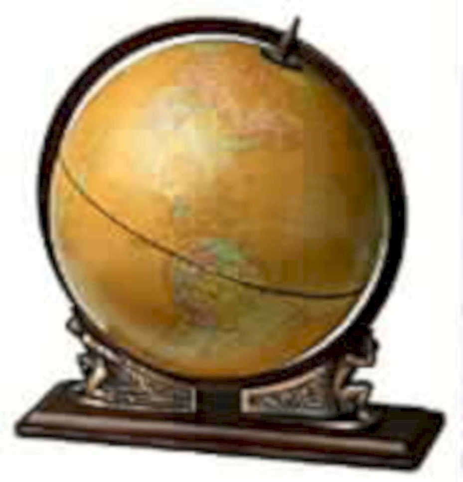 vintage globe base1980s 1990s A4 Photo Print