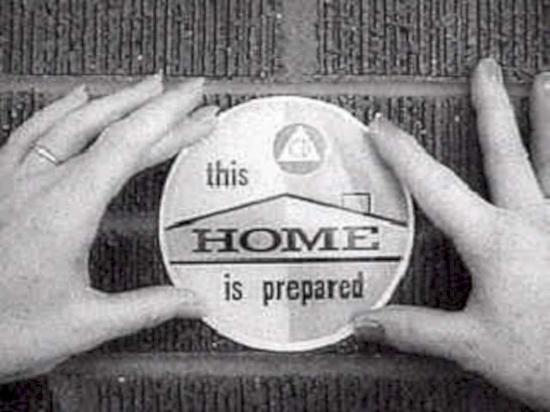 vintage house button1980s 1990s A4 Photo Print