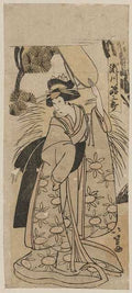 vintage japan japanese woodblock 00152v A4 Photo Print