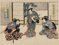vintage japan japanese woodblock 00207v A4 Photo Print