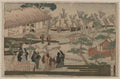 vintage japan japanese woodblock 00221v A4 Photo Print