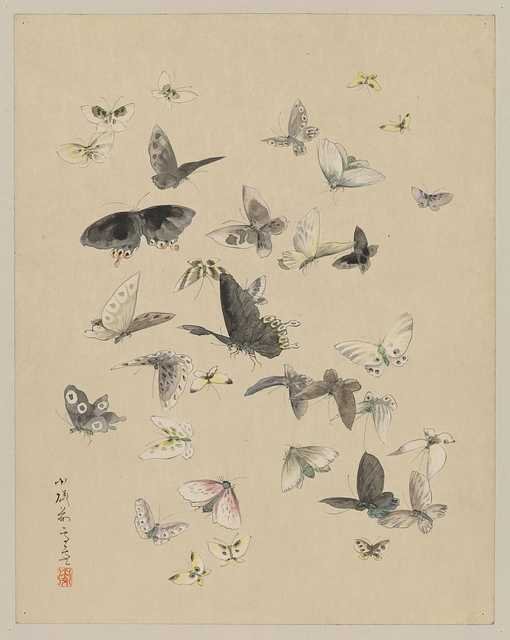 vintage japan japanese woodblock 00302v A4 Photo Print