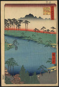 vintage japan japanese woodblock 0040v A4 Photo Print