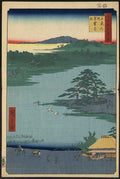 vintage japan japanese woodblock 0042v A4 Photo Print